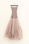 marc le bihan tube top dress 21930 VIEUX ROSE old rose
